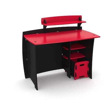 Doba-Bnt Kids Complete Desk System Set - Red SA368335